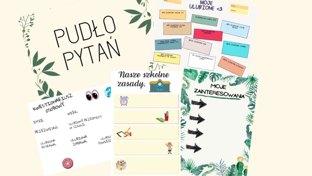 Zajęcia wyrównawcze klasa 1: inspirujące tematy do dziennika edukacyjnego